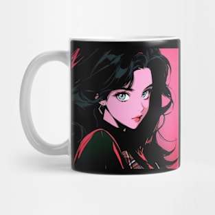 Retro anime girl Mug